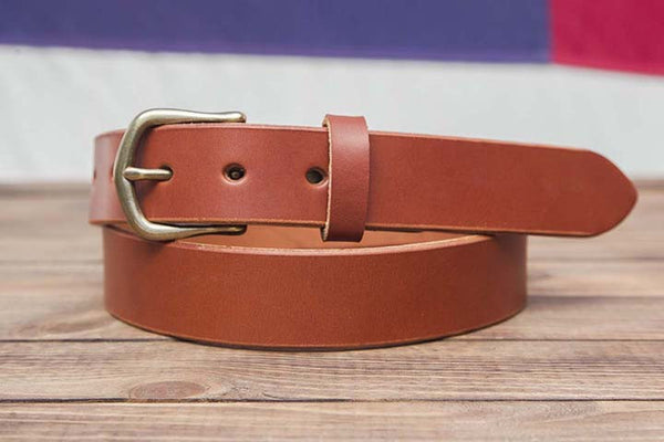 1.25" | Chestnut Leather Belt
